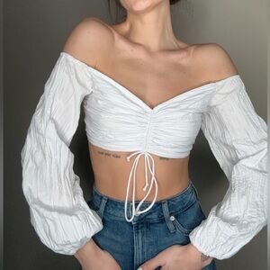 White Urban Outfitters Crop Top